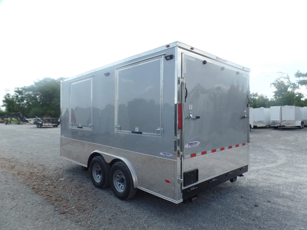 8.5' x 15' Silver Frost Custom Concession Food Trailer