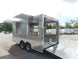 8.5' x 15' Silver Frost Custom Concession Food Trailer