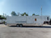 8.5' x 40' White Goose Neck Event Concession Food Trailer With Appliances