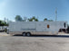 8.5' x 40' White Goose Neck Event Concession Food Trailer With Appliances