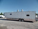 8.5' x 40' White Goose Neck Event Concession Food Trailer With Appliances