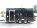 Black 8.5x16 Event Concession Catering Trailer 1