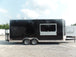 8.5x20 Black Food Catering Trailer 1