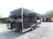 8.5x20 Black Food Catering Trailer 1