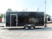 8.5x20 Black Food Catering Trailer 1