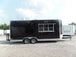 8.5x20 Black Food Catering Trailer 1