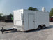 8.5' x 16' White Concession Food Trailer With Appliances