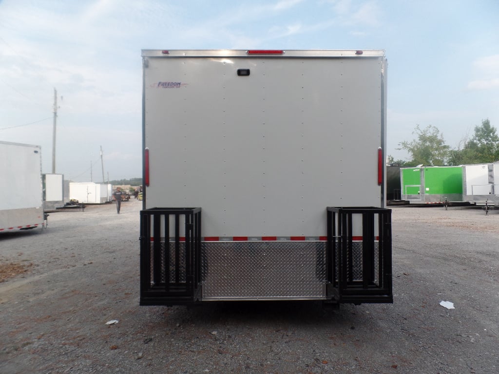 8.5' x 20' White Concession Food Event Trailer