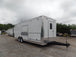 White Flat Front 8.5x24 Food Catering Concession Trailer 1