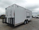 White Flat Front 8.5x24 Food Catering Concession Trailer 1
