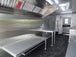 White Flat Front 8.5x24 Food Catering Concession Trailer 1