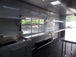 White Flat Front 8.5x24 Food Catering Concession Trailer 1