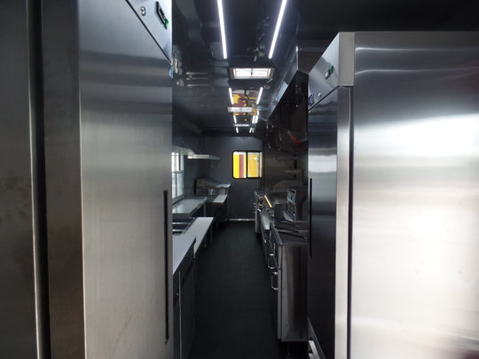 White 8.5x32 Commercial Food Concession Trailer 1