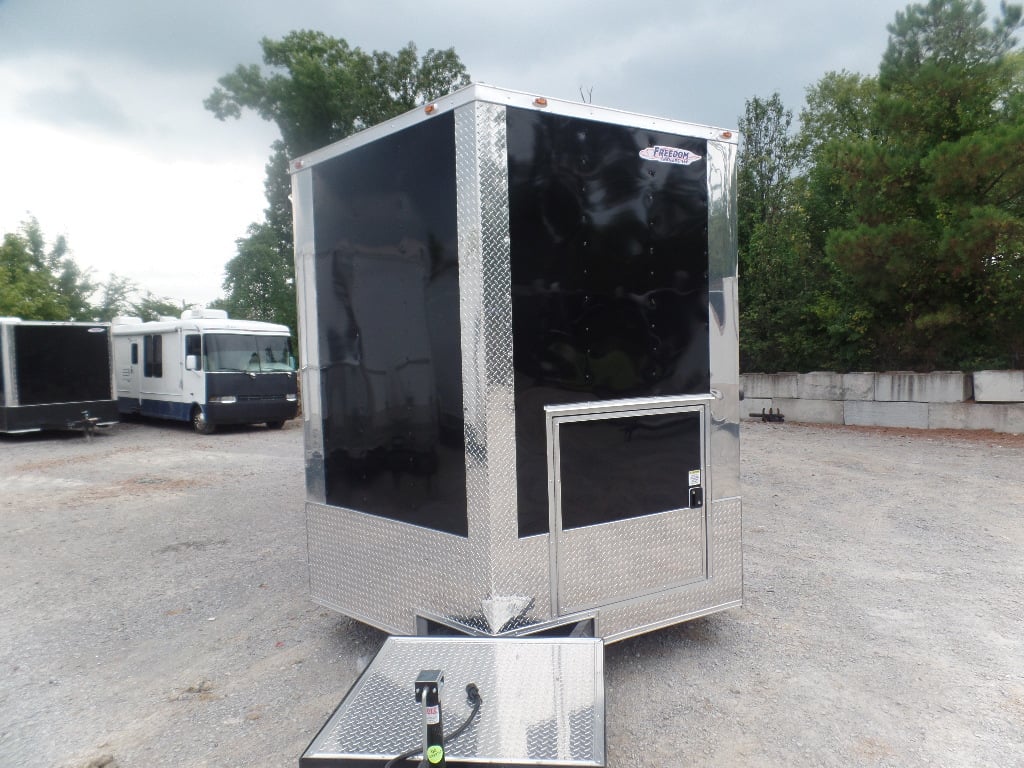 Black 8.5x20 Food Catering Trailer 1