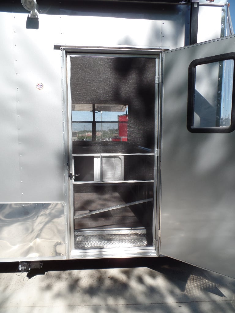 8.5' x 24' Concession Trailer Silver Frost Food Event Catering