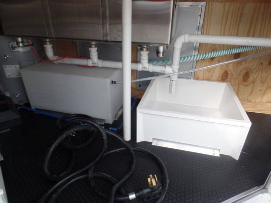 8.5' x 25' White Catering Concession Food Trailer