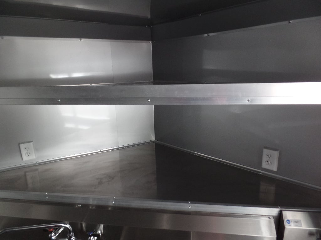 8.5' x 22' Concession Food Trailer Black Event Catering