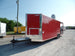 8.5' x 28' Concession Food Trailer Red BBQ Event Catering