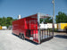 8.5' x 28' Concession Food Trailer Red BBQ Event Catering