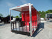 8.5' x 28' Concession Food Trailer Red BBQ Event Catering