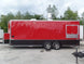 8.5' x 22' Red Concession Food Trailer