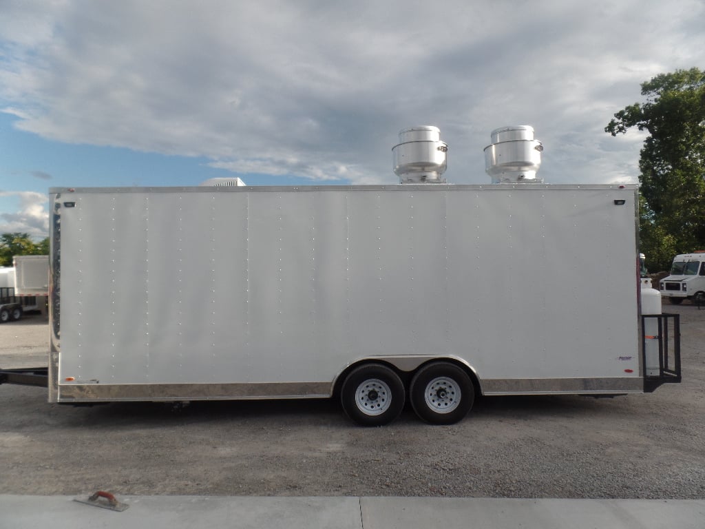 Concession Trailer 8.5x24 Food Catering White 1