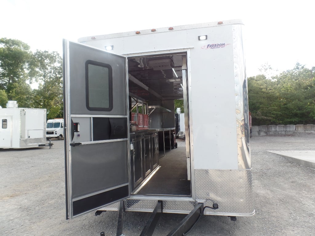 Concession Trailer 8.5x24 Food Catering White 1