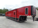 8.5' x 45' Red Gooseneck Concession Food Trailer