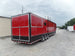 8.5' x 45' Red Gooseneck Concession Food Trailer