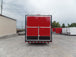 8.5' x 45' Red Gooseneck Concession Food Trailer