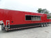 8.5' x 45' Red Gooseneck Concession Food Trailer