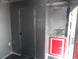 8.5' x 45' Red Gooseneck Concession Food Trailer