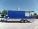 8.5' x 22' Blue BBQ Concession Food Trailer