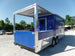 8.5' x 22' Blue BBQ Concession Food Trailer