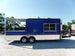 8.5' x 22' Blue BBQ Concession Food Trailer