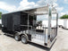 8.5' x 20' Concession Trailer Black Food Event Catering