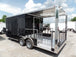 8.5' x 20' Concession Trailer Black Food Event Catering