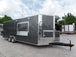 8.5' x 24' Food Concession Trailer Charcoal Gray With Appliances