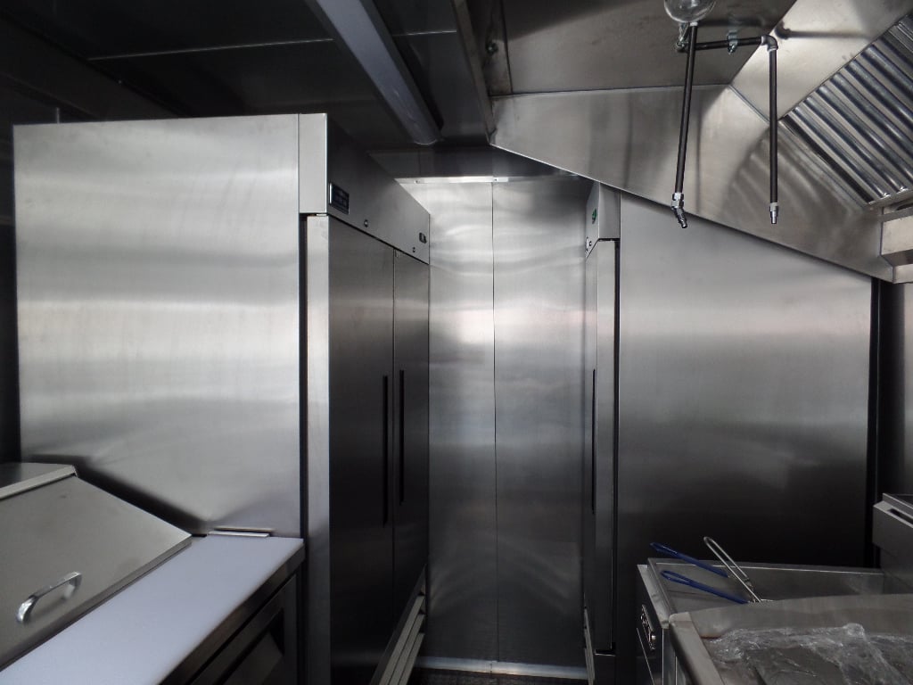 8.5' x 24' Food Concession Trailer Charcoal Gray With Appliances