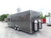 8.5' x 24' Food Concession Trailer Charcoal Gray With Appliances