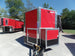 8.5' x 22' Red Concessions Food Trailer With Appliances