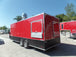 8.5' x 22' Red Concessions Food Trailer With Appliances