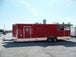 8.5' x 28' Concession Food Trailer Red With Appliances