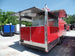 8.5' x 28' Concession Food Trailer Red With Appliances