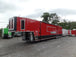 8.5' x 45' Red Gooseneck Concession Food Trailer With Appliances