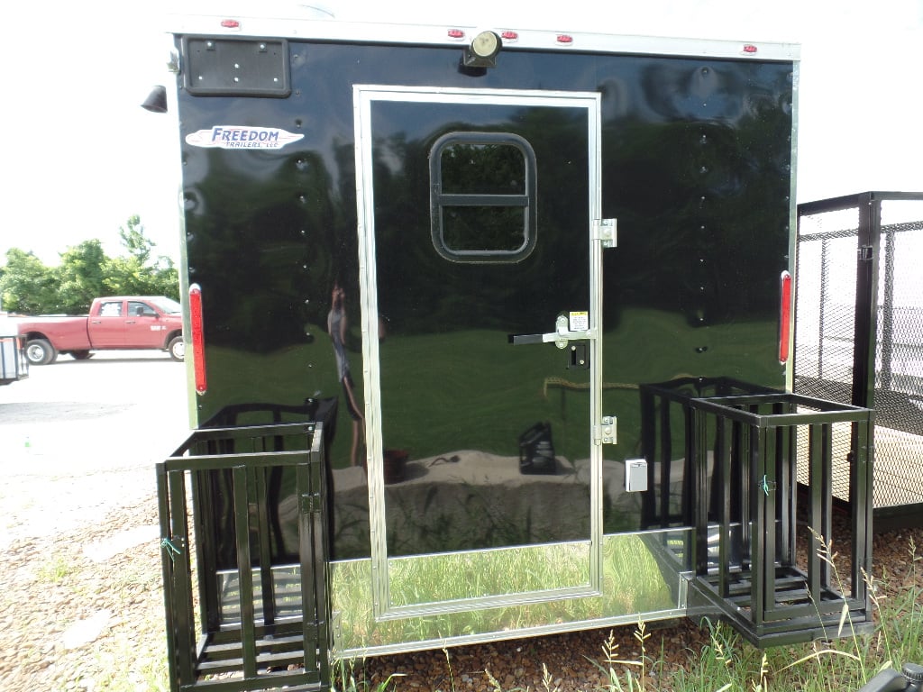 8.5' x 20' Concession Trailer Black Food Event Catering