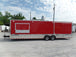 8.5' x 30' Concession Food Trailer Red Event Catering