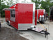 8.5' x 20' Concession Food Trailer Red Event Catering