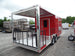 8.5' x 22' Red Concession Food Trailer