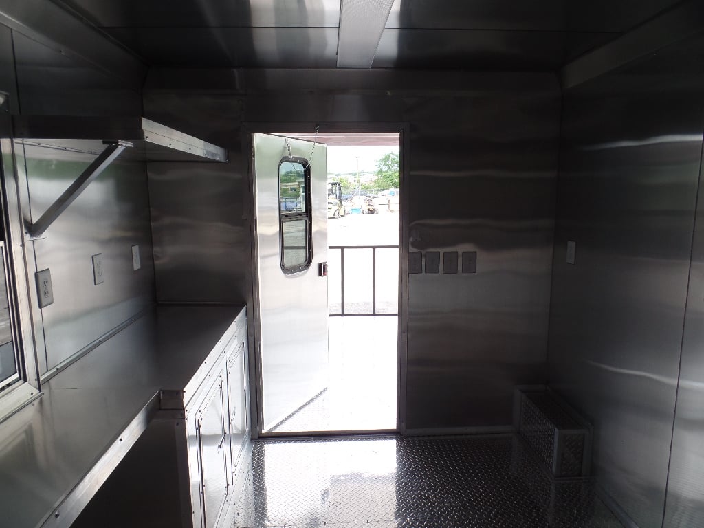 8.5' x 22' Red Concession Food Trailer